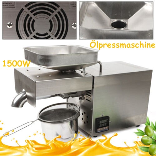 Pressa olio acciaio inox 610w - olio,
