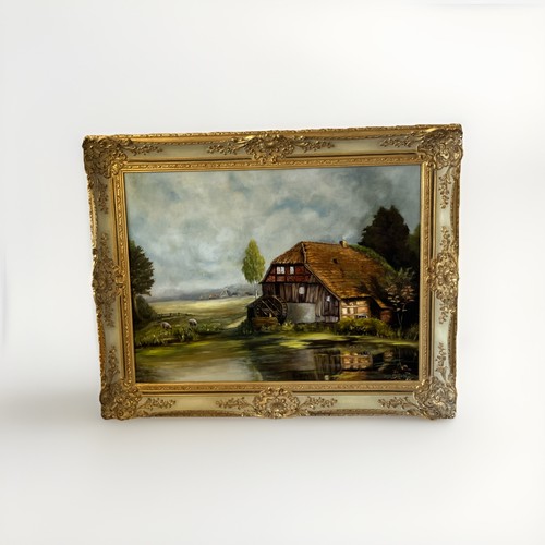 Quadro olio dück - quadro, con