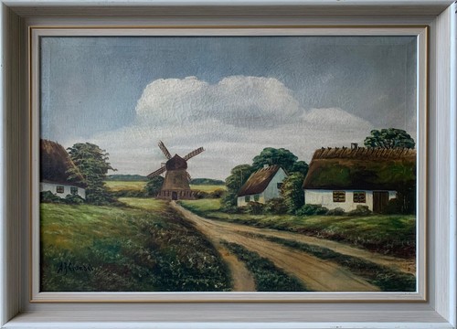 Quadro olio paesaggio