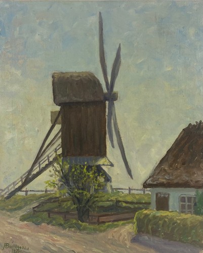 Quadro olio impressionista