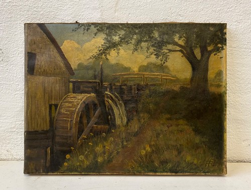 Quadro olio 1919 - , paesaggio
