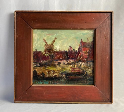 Quadro olio impressionista