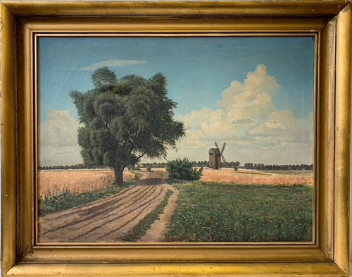 Quadro olio impressionista