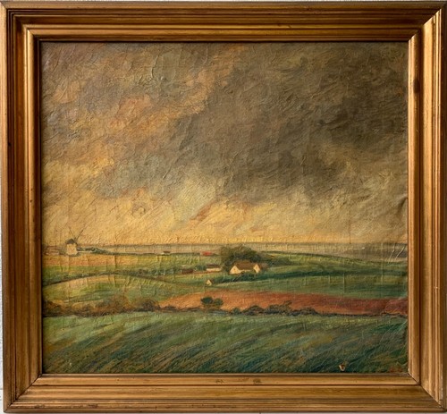 Quadro olio impressionista