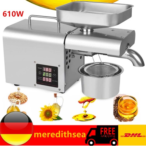 Pressa olio acciaio inox - , 610w