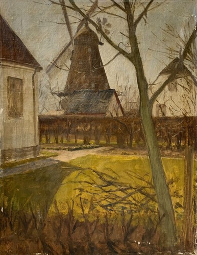 Quadro olio impressionista