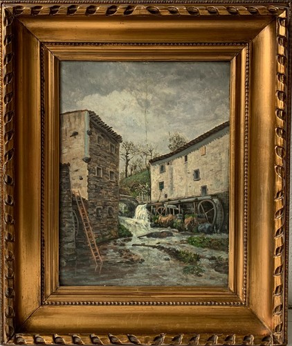 Quadro olio impressionista