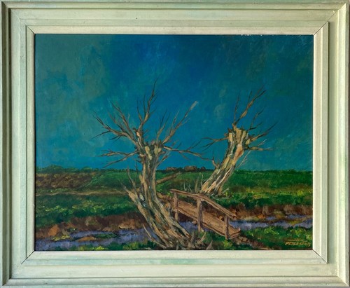 Quadro olio impressionista