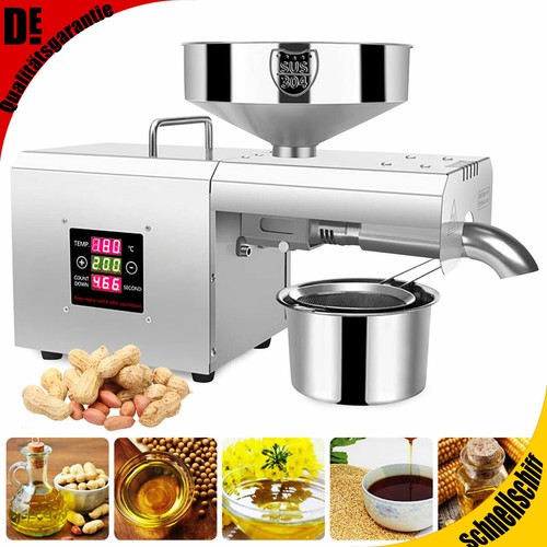 Frantoio acciaio inox noce - in,